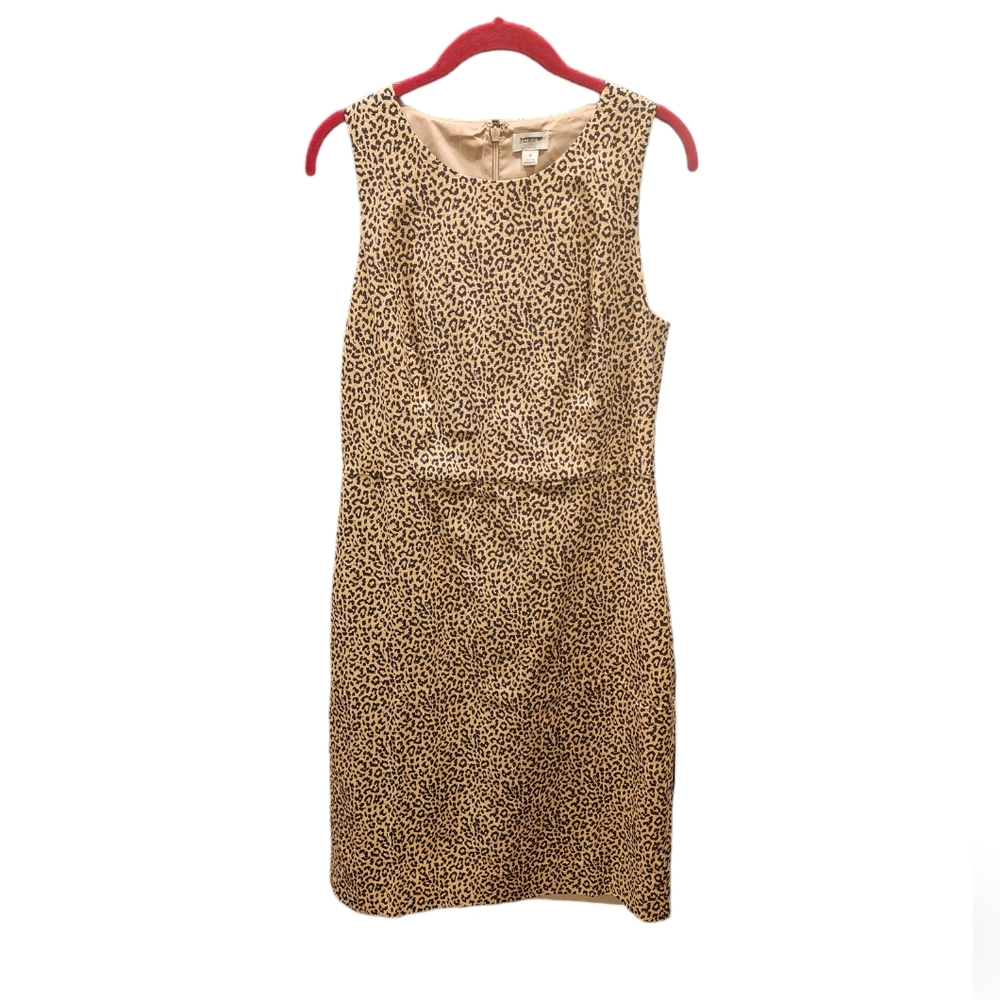 J Crew Leopard Print Dress, size 8, NWOT